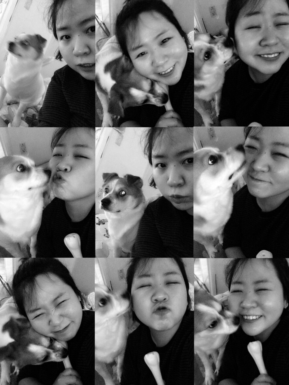 오랜만에 돼지 왔어요^^