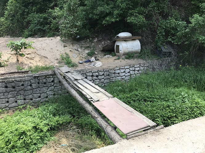 방치되고 있는 백구 제보합니다.