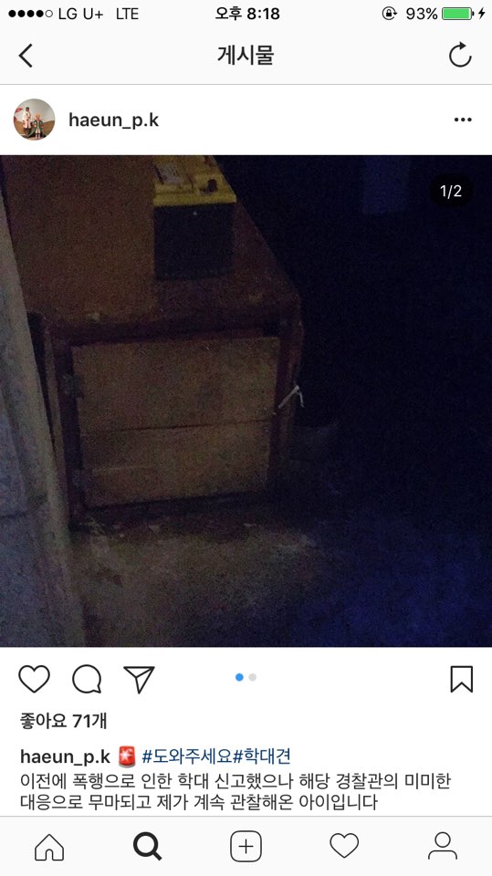 대구 강아지 학대 신고합니다.