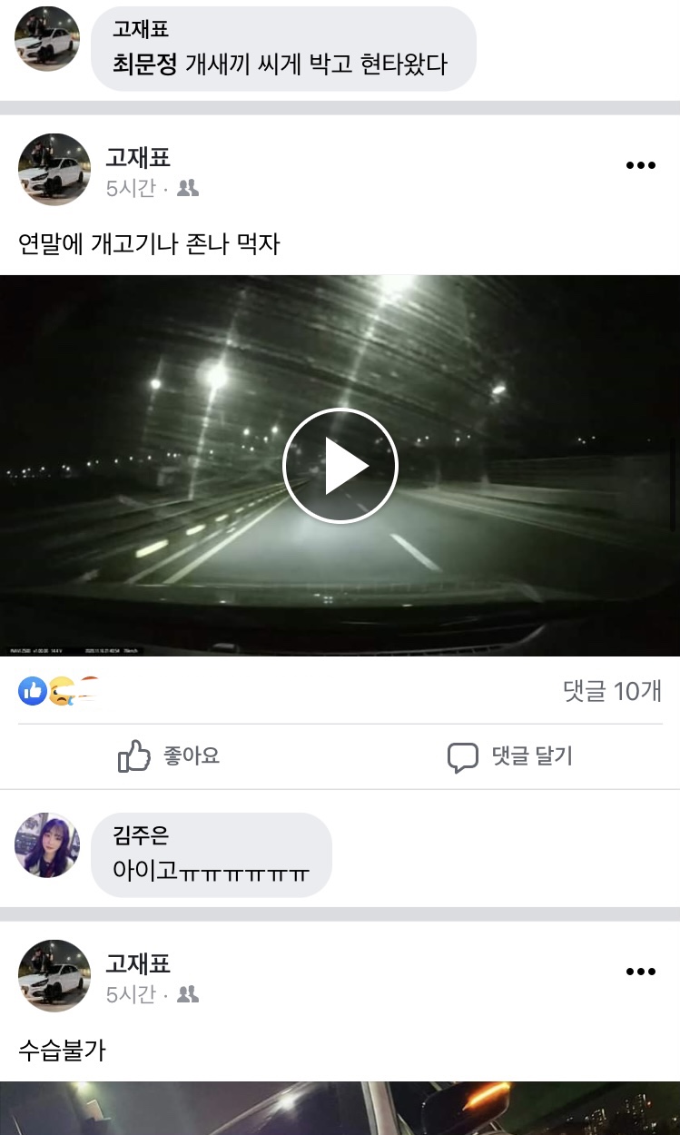 강아지를 차로 친 뒤 해당 영상을 배포하고 혐오 발언을 난무하였습니다.