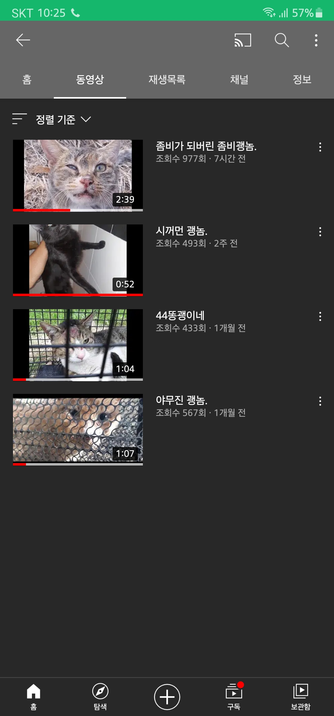 고양이 학대 유튜버를 신고합니다