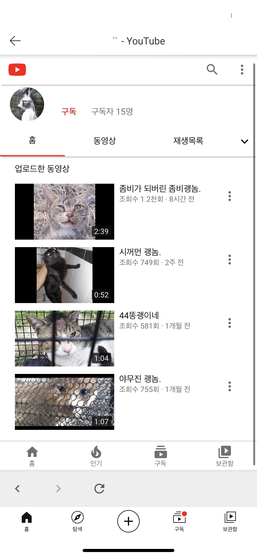 지속적인 살해 및 학대 영상 게시