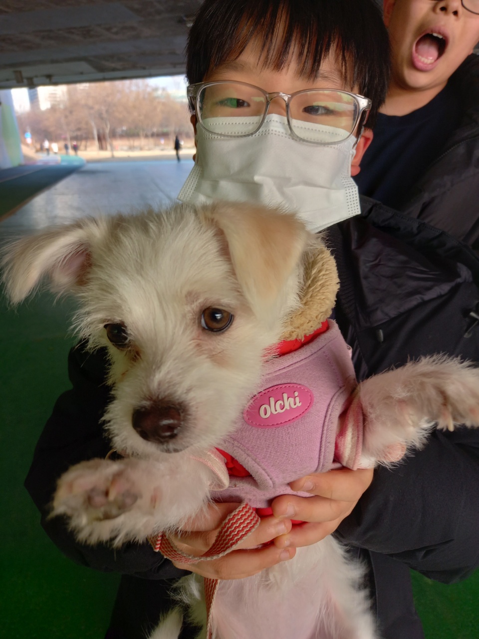 이브(원투) 가족들과 잘 지내고있습니다.