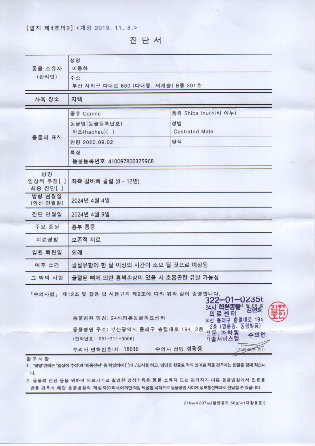 강아지유치원에서 호텔링 중 학대를 당했습니다
