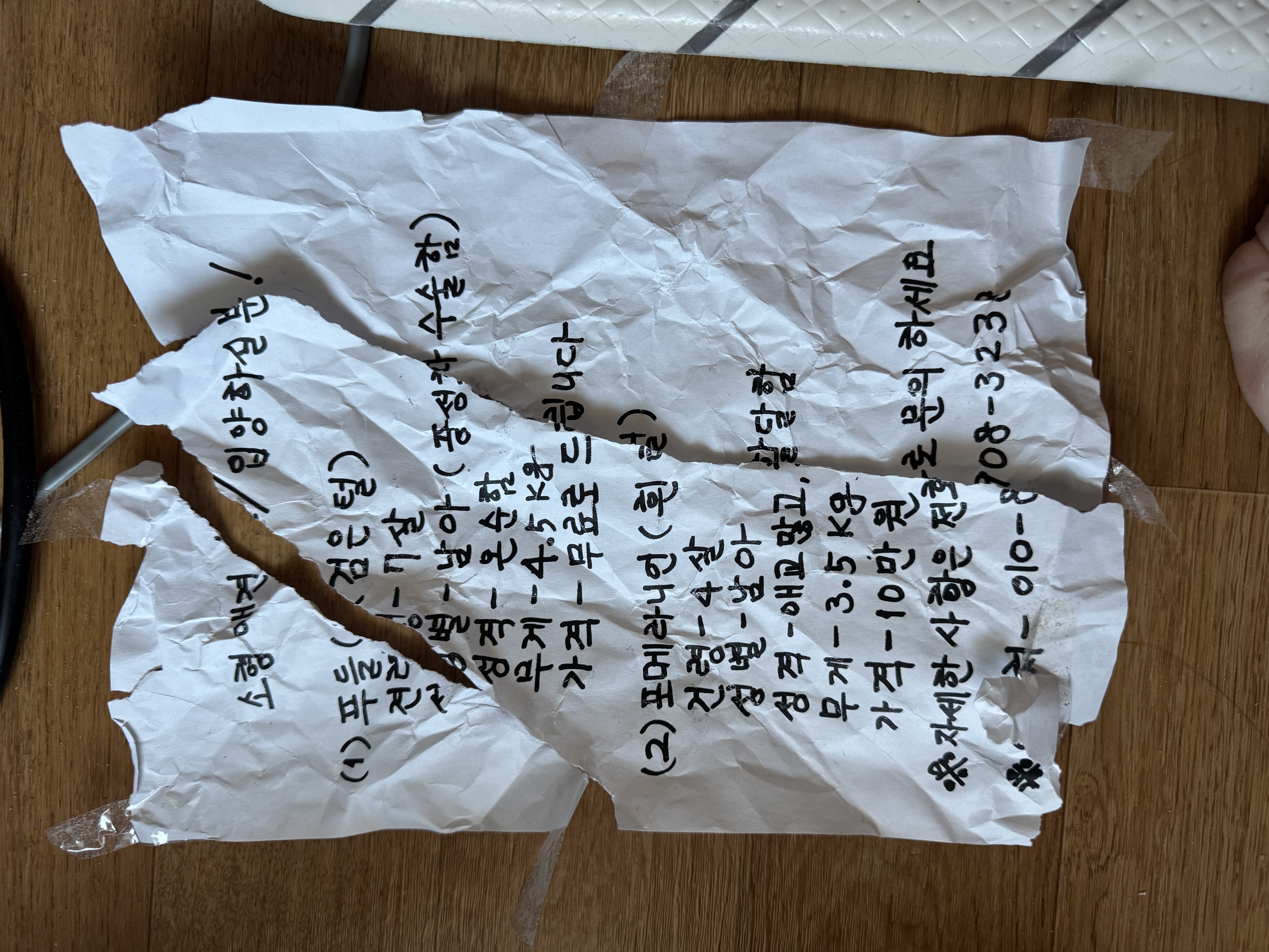 키우던 강아지 판매하는 전단지