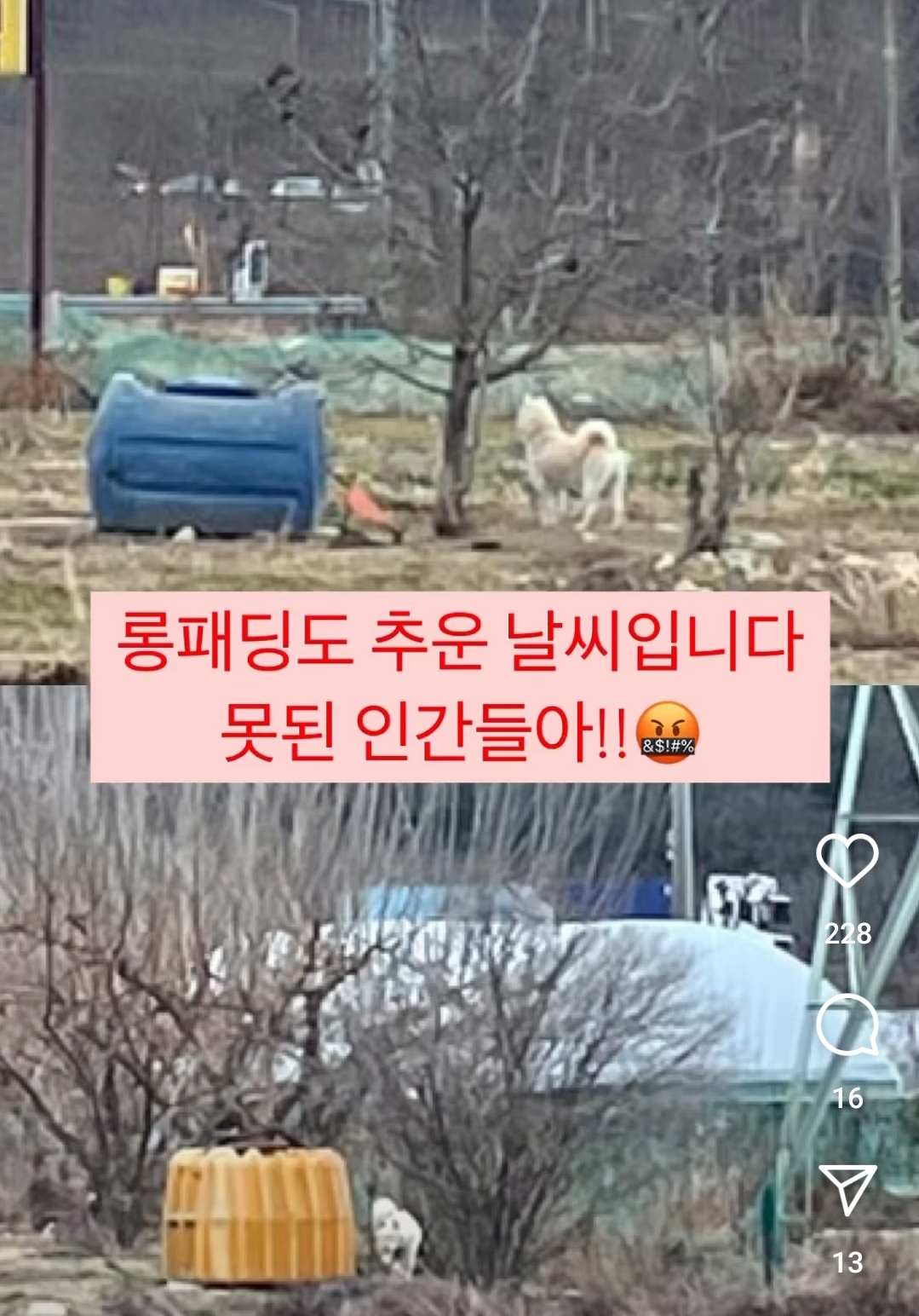 아이 추운데 구해주세요!!