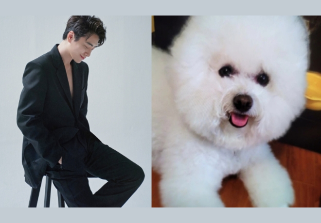 배우 이준혁과 팝콘이 팬분의 후원